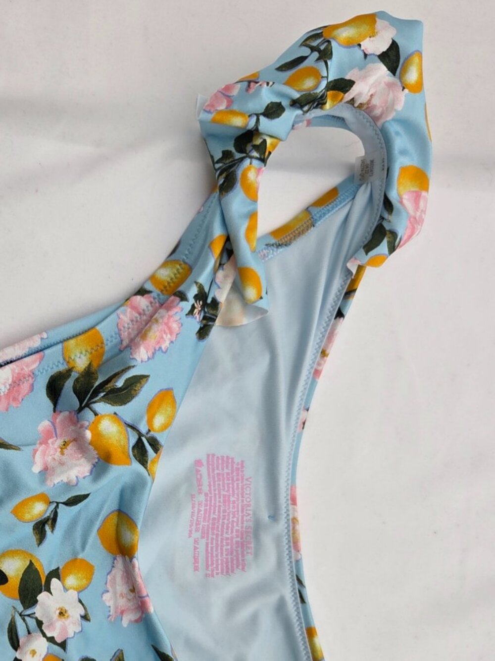 VS Riviera Ruffle High-Cut Lemon Ruffle Bikini Bottom - XL - Picture 6 of 7